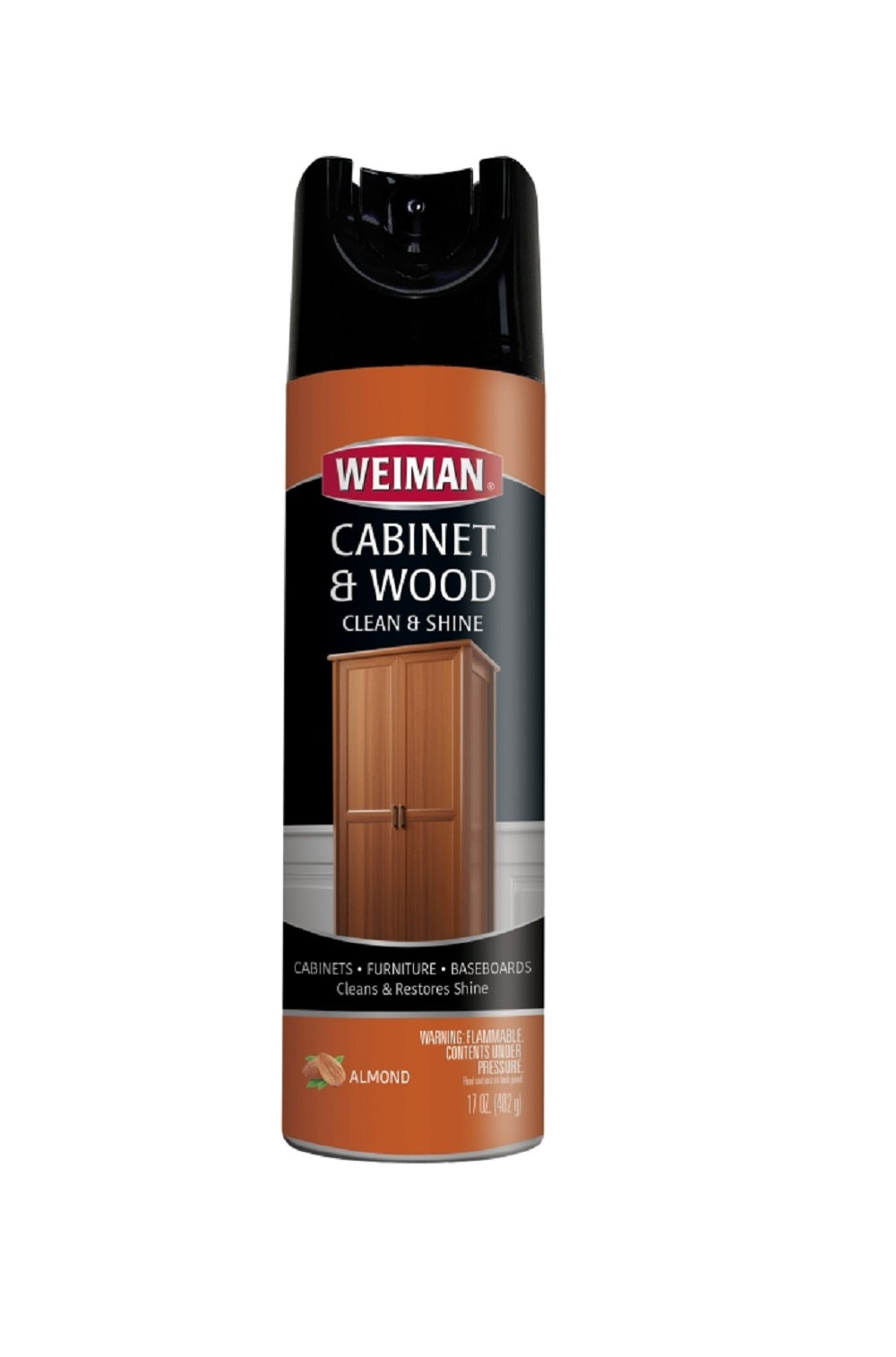 Weiman 3063 Cabinet Wood Cleaner and Polish, 17 oz