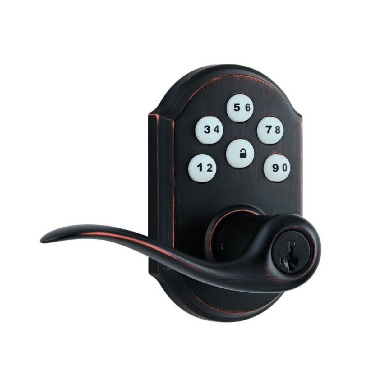 Weiser Lock GED1450TC11PS Smartcode Electronic Deadbolt With Smart Key, Venetian Bronze