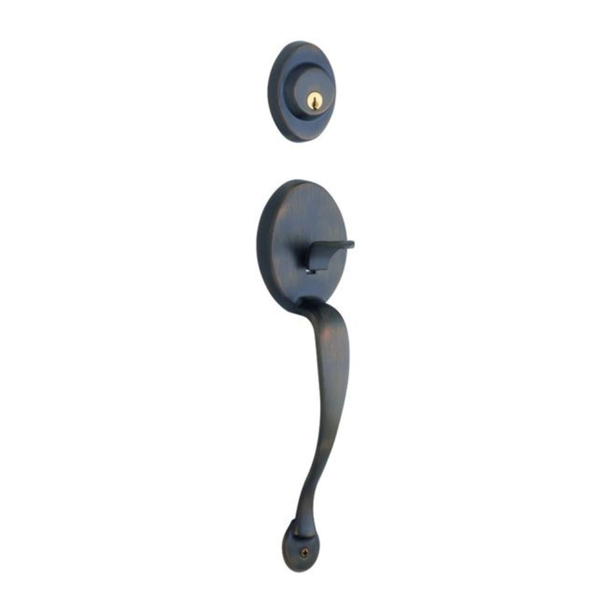 Weiser Lock GA9771A11PS Exterior Augusta Single Cylinder Active Handleset, Venetian Bronze