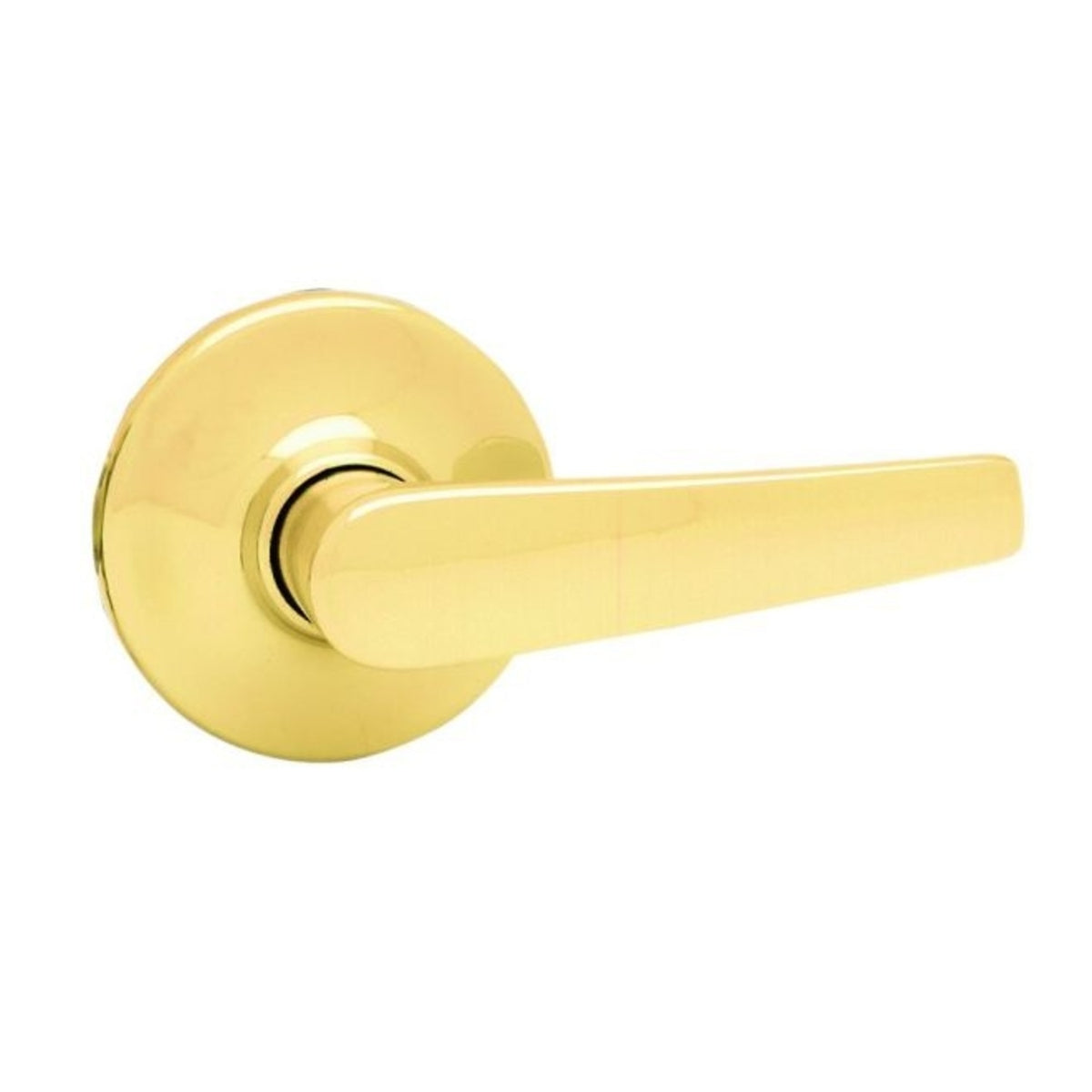 Weiser Lock GAC71K3BR Exterior Kingsway Dummy Handleset, Lifetime Bright Brass