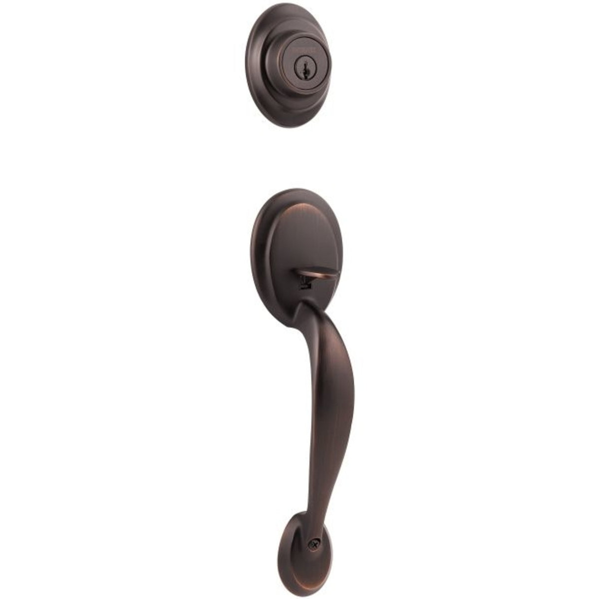 Weiser Lock GAC9671K11PS Exterior Kingsway Double Cylinder Handleset, Venetian Bronze