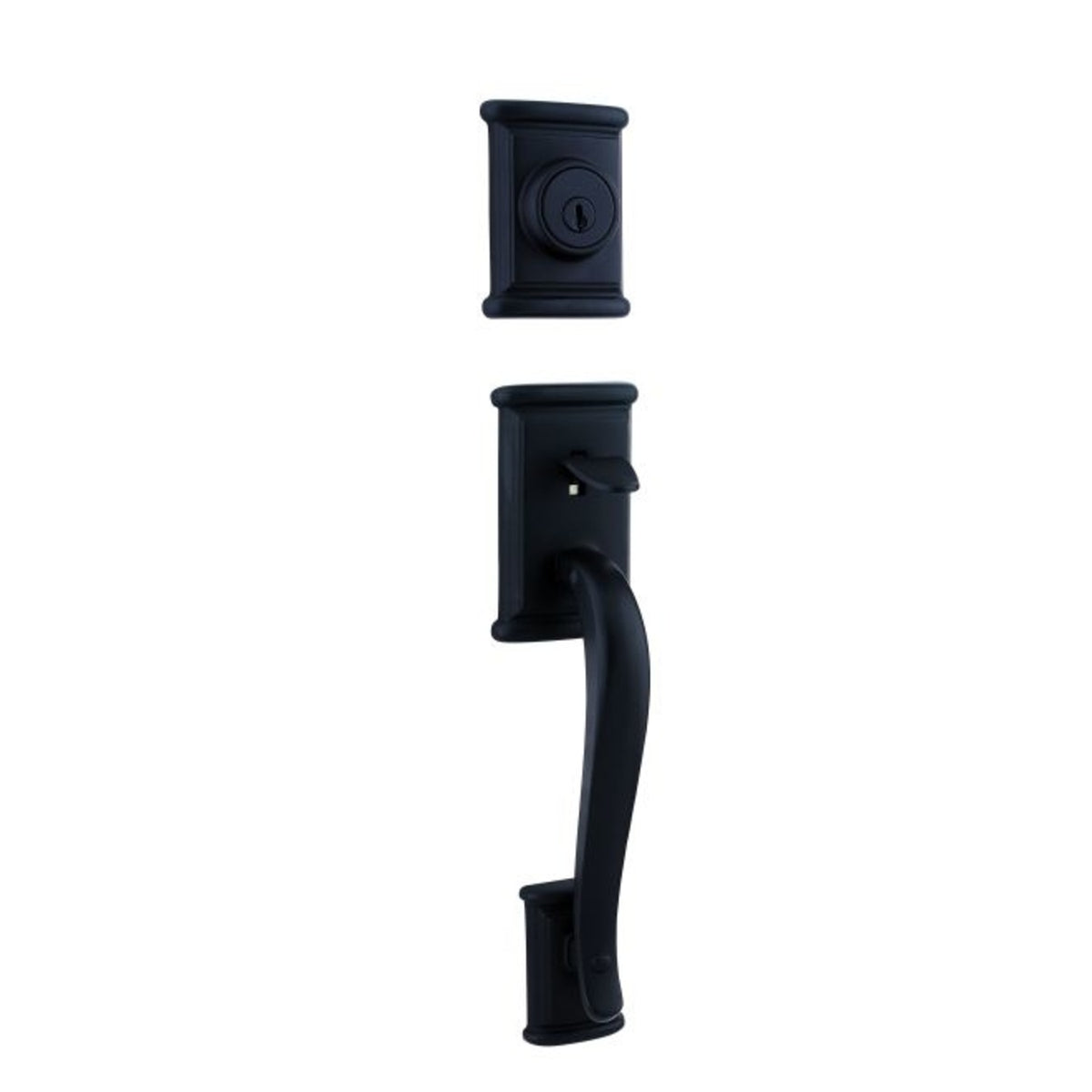Weiser Lock GCA71ADH514 Exterior Ashfield Dummy Handleset, Iron Black
