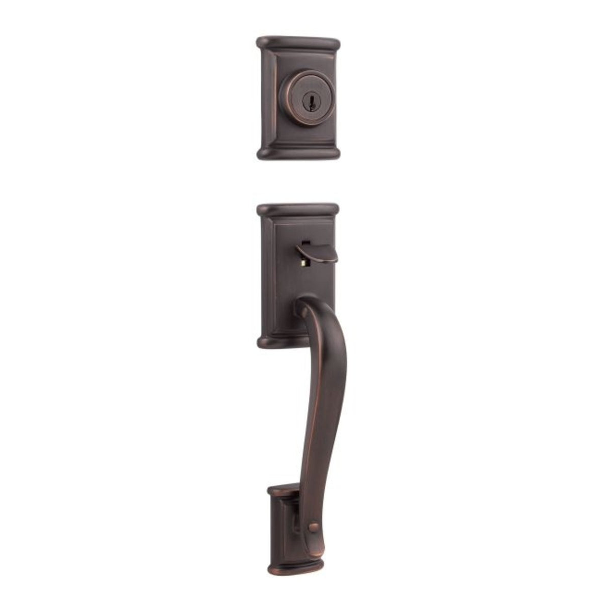 Weiser Lock GCA71ADH11P Exterior Ashfield Dummy Handleset, Venetian Bronze