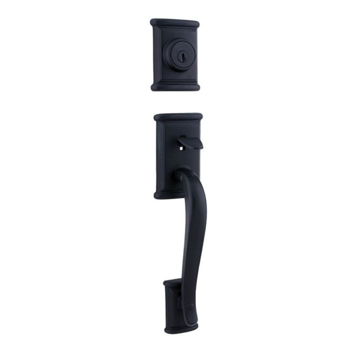 Weiser Lock GCA9671ADH514S Exterior Ashfield Double Cylinder Active Handleset, Iron Black