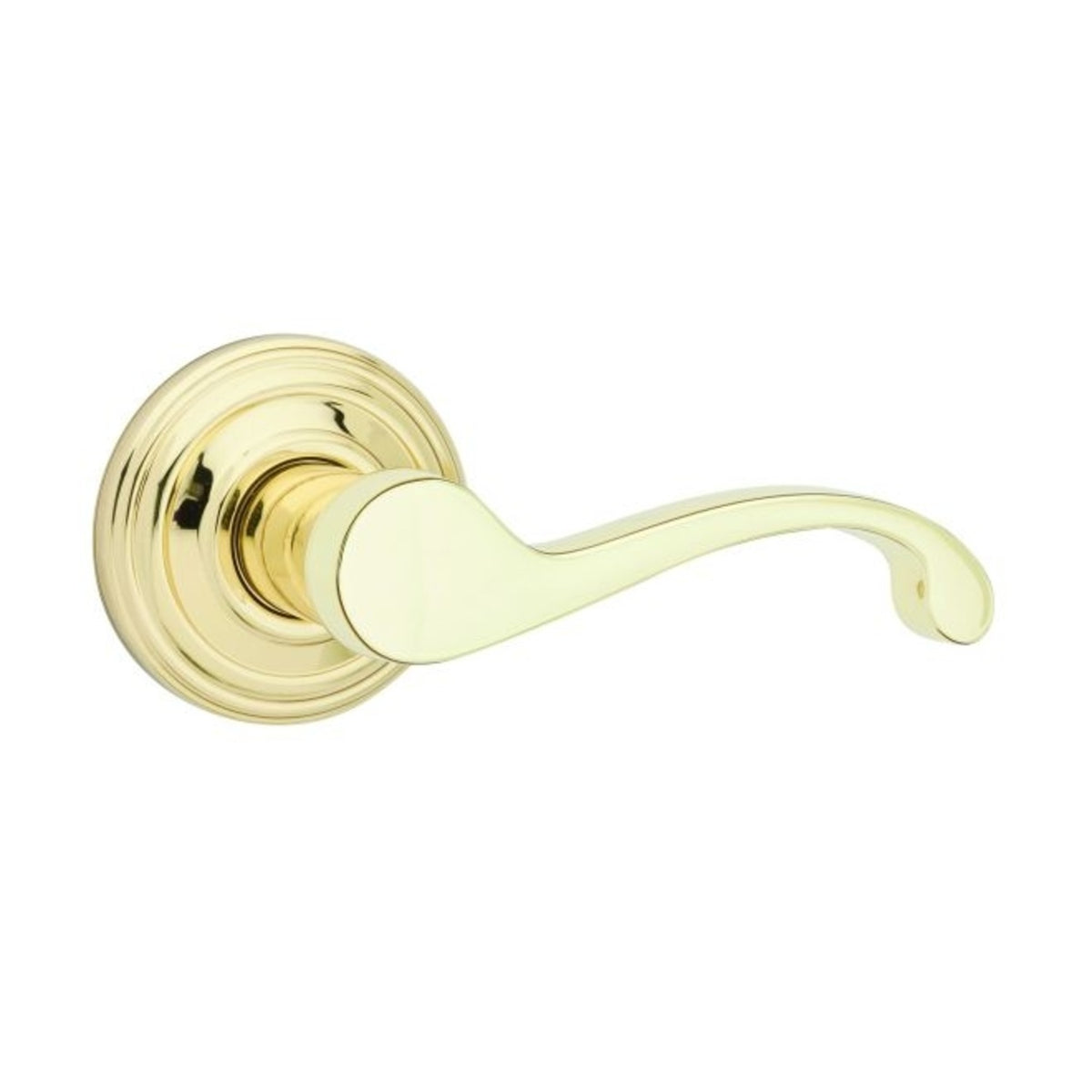 Weiser Lock GCL101CHL3 Commonwealth Passage Door Lock, Bright Brass