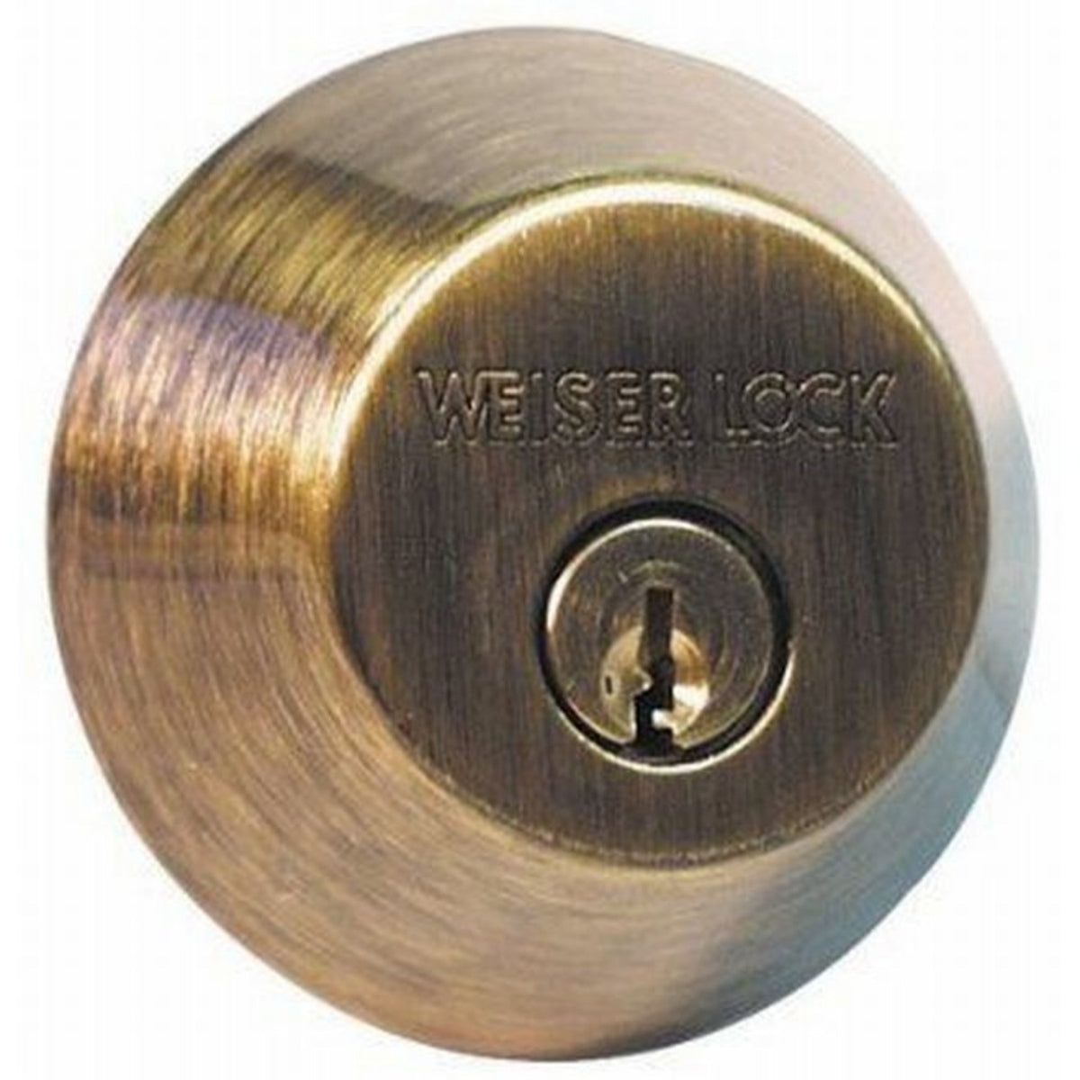 Weiser Lock GD93715 Double Cylinder Deadbolt, Antique Brass
