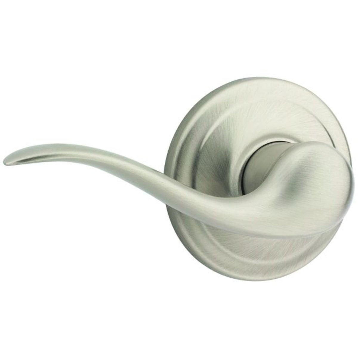 Weiser Lock GLA12TC15LH Left Hand Toluca Single Dummy Door Lock, Satin Nickel