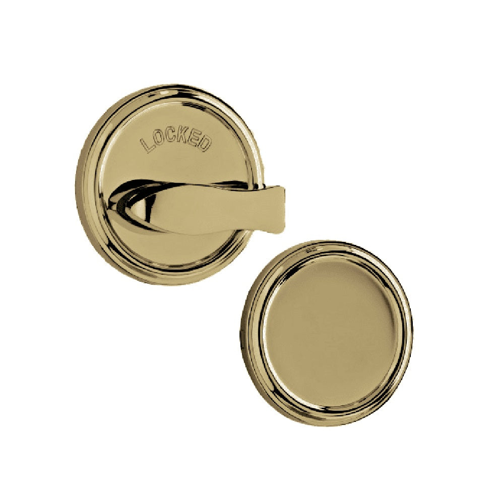 Weslock 00668-A-ASL23 Round Non-Cylinder Deadbolt, Antique Brass