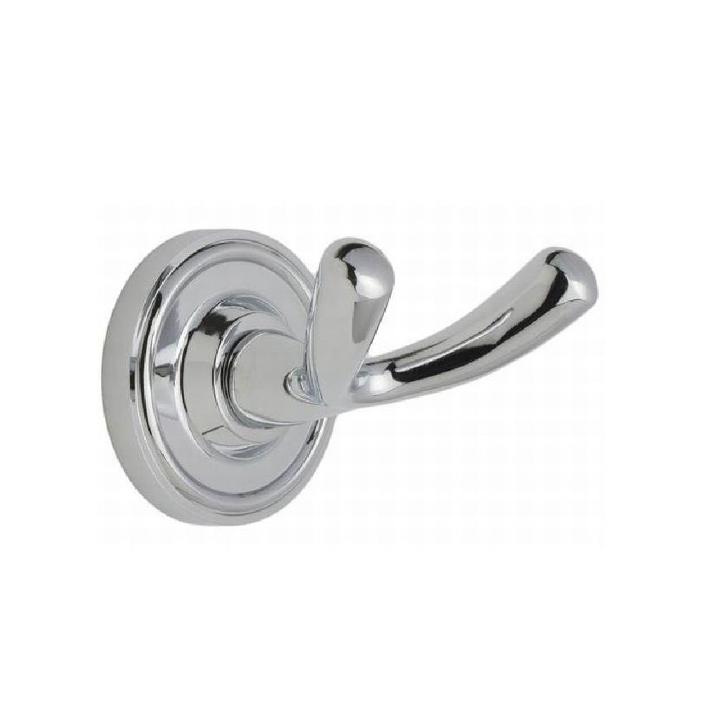Weslock 9601CH Brady Back Plate Dual Robe Hook, Bright Chrome
