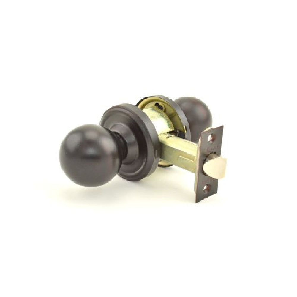 Weslock 00411D1D1SL20 Barrington Privacy Door Knob, Oil Rubbed Bronze