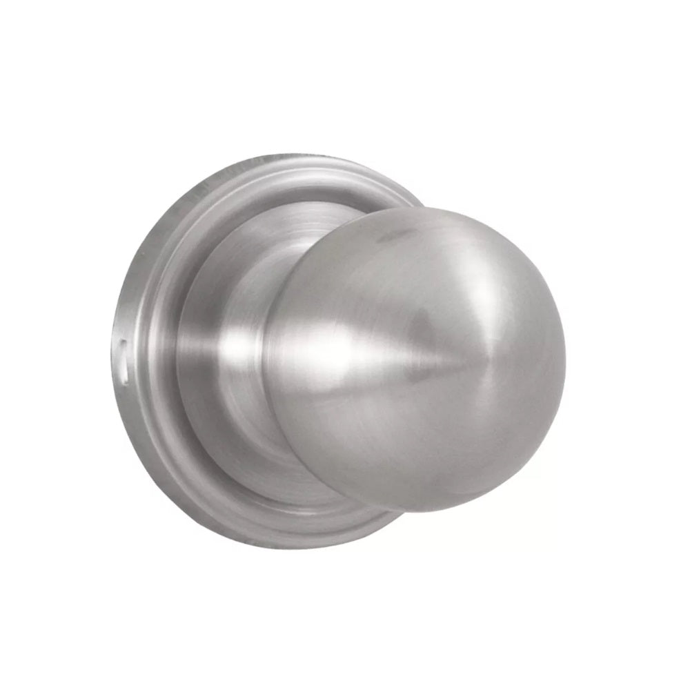 Weslock 00411DNDNSL20 Barrington Privacy Door Knob, Satin Nickel