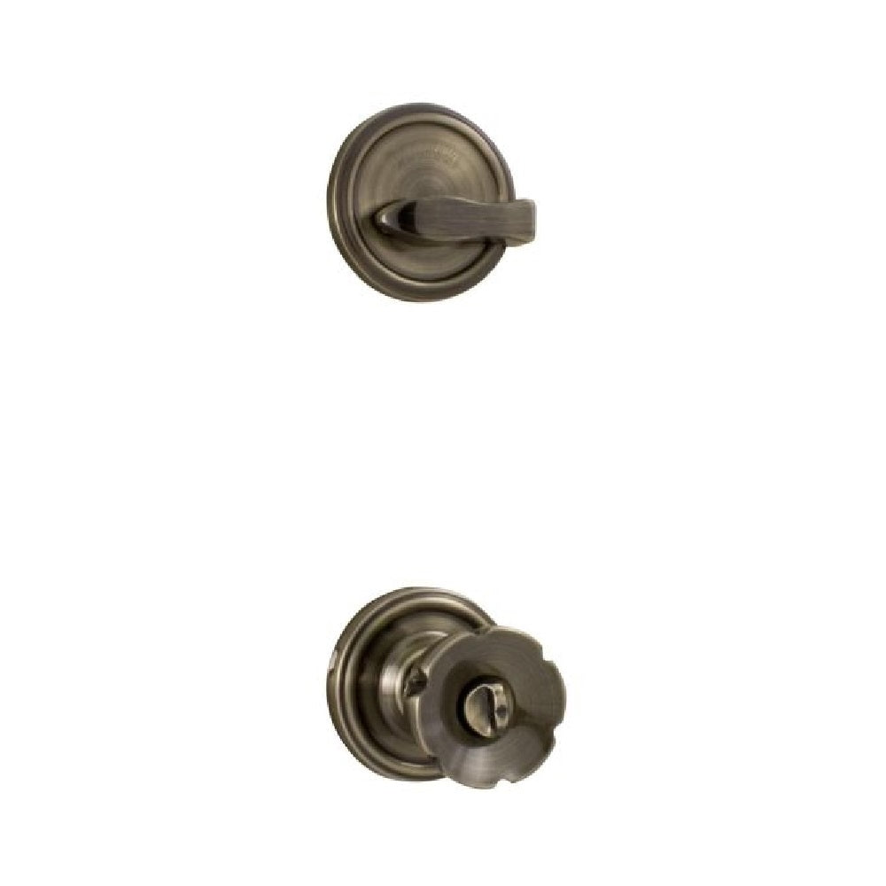 Weslock 01300--EASL20 Eleganti Interior Single Cylinder Handleset, Antique Brass