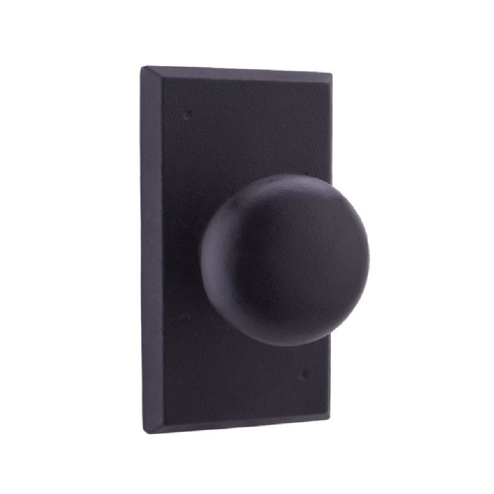 Weslock 07310F2F2SL20 Wexford Square Privacy Door Knob, Black