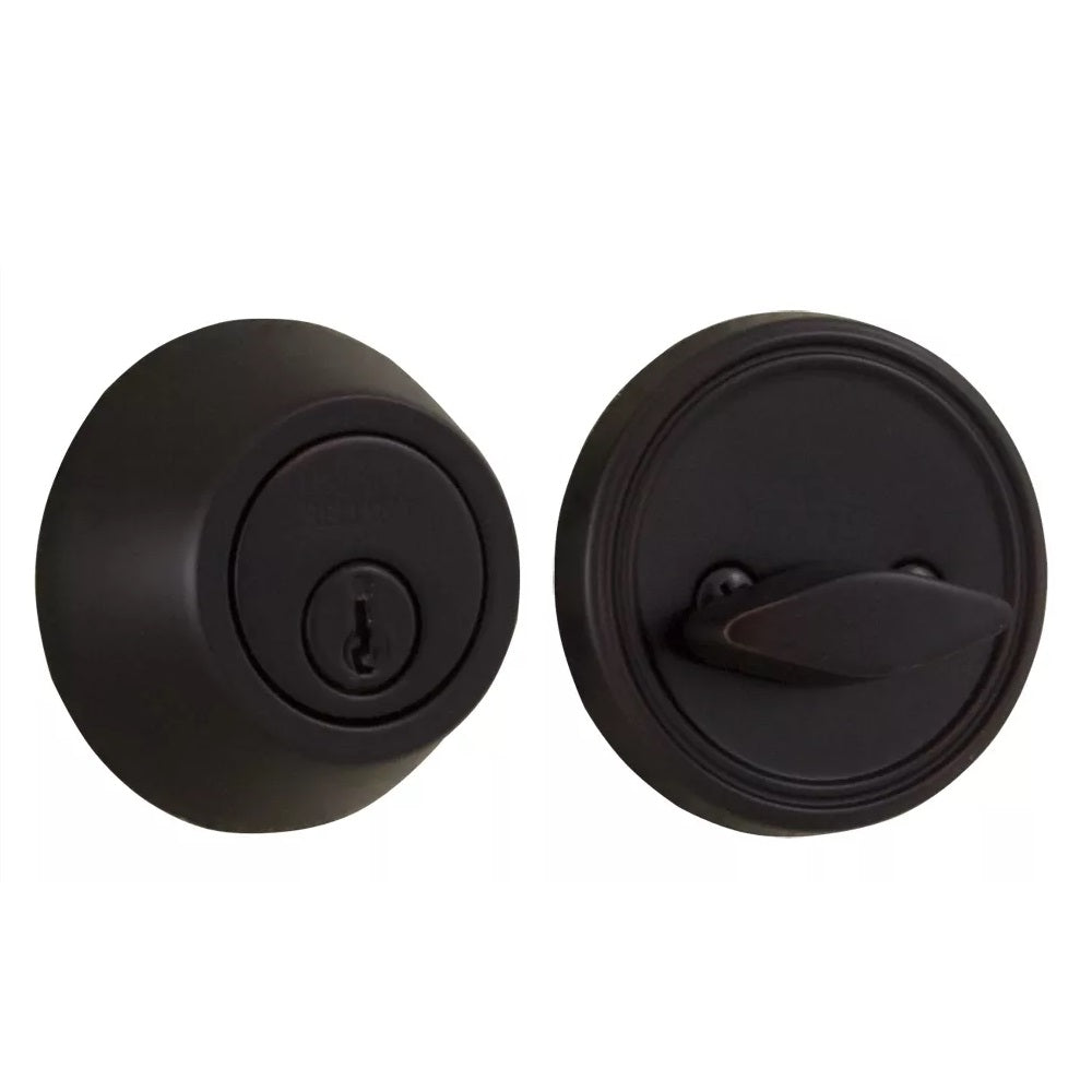 Weslock 00271-1-1FR22 Reliant Single Cylinder Deadbolt, Oil Rubbed Bronze