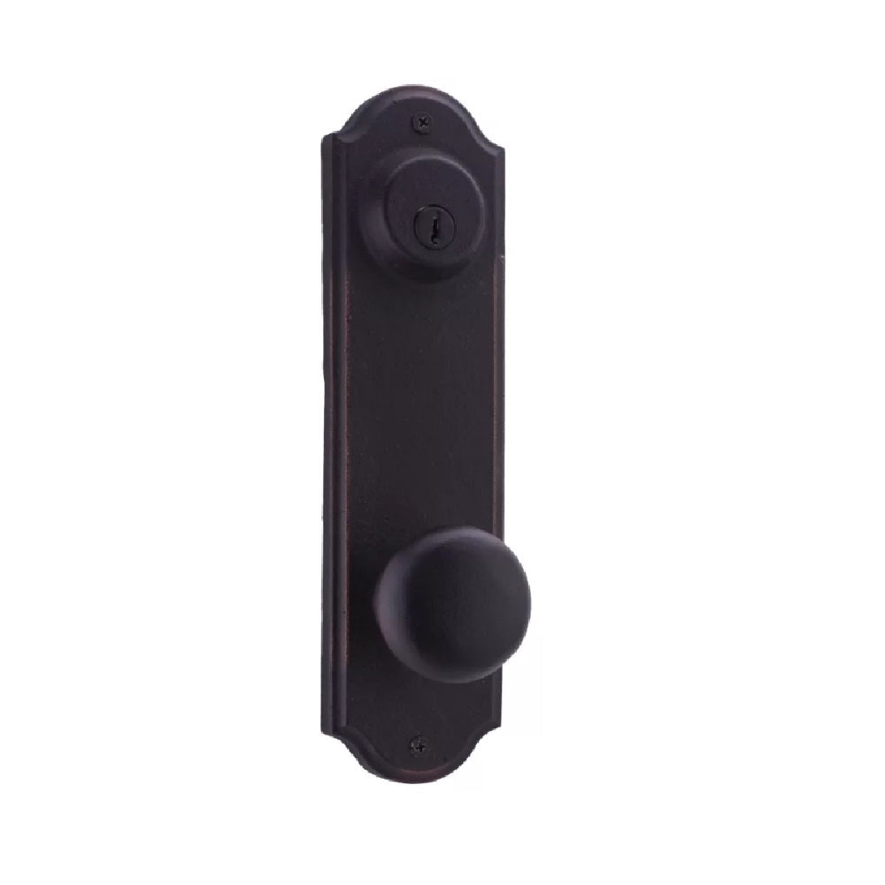 Weslock 07602--F2SL2D Wexford Double Cylinder Handleset, Black