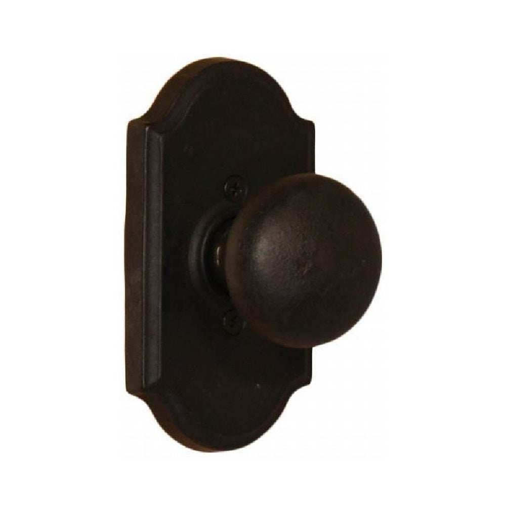 Weslock 07105F2--0020 Wexford Premiere Half Dummy Door Knob, Black