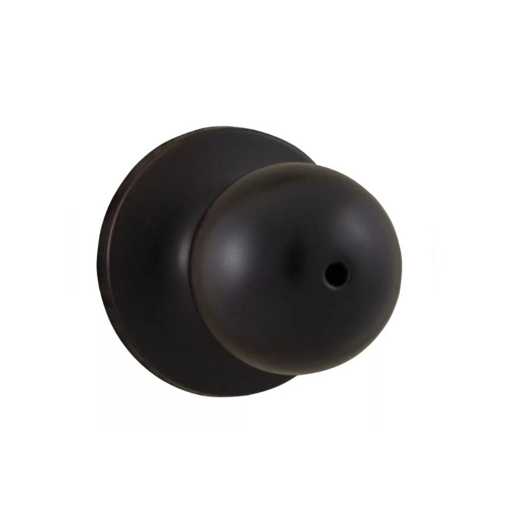 Weslock 00210G1G1FR20 Hudson Privacy Door Knob, Oil Rubbed Bronze