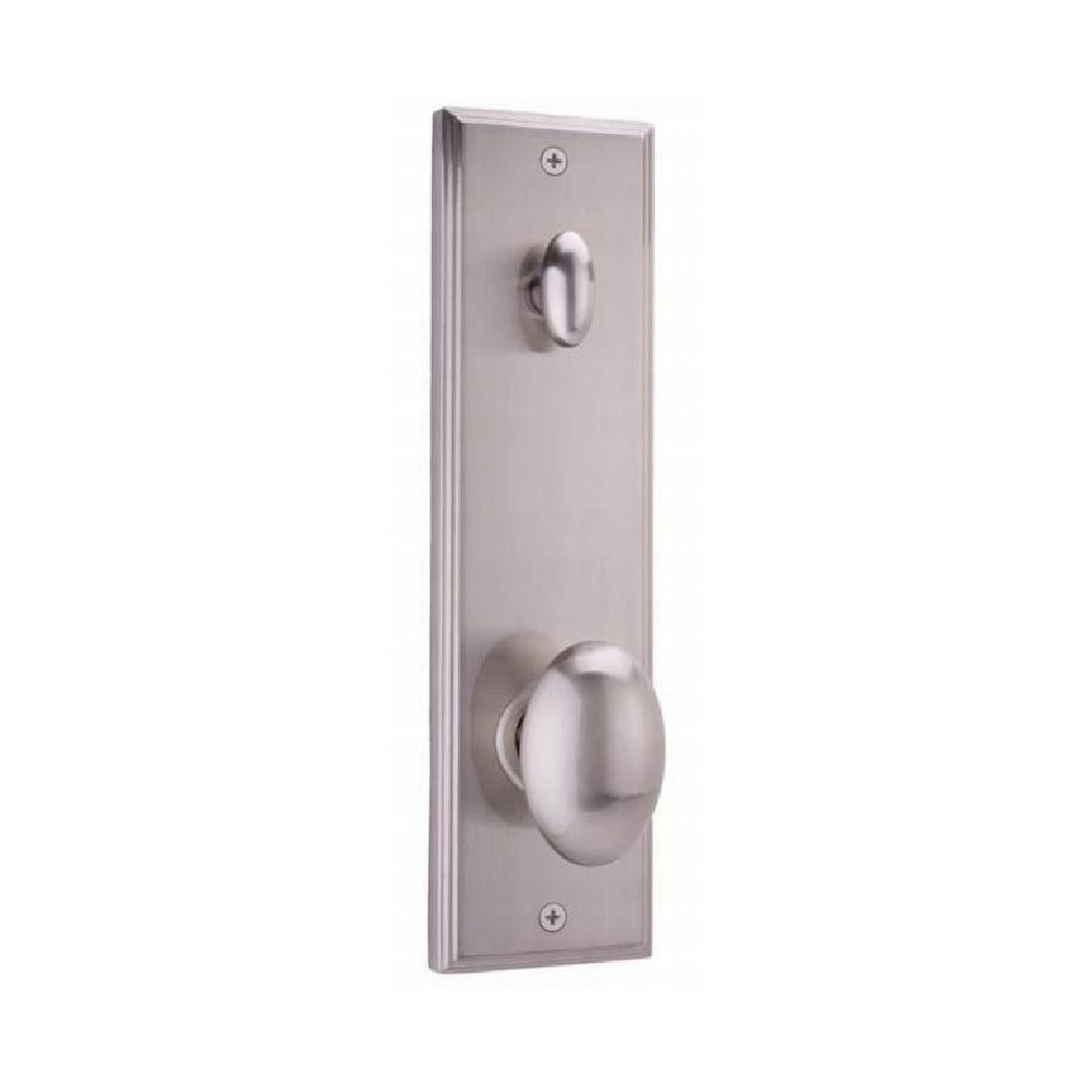 Weslock 06205--JN0020 Julienne Woodward Interior Dummy Handleset, Satin Nickel