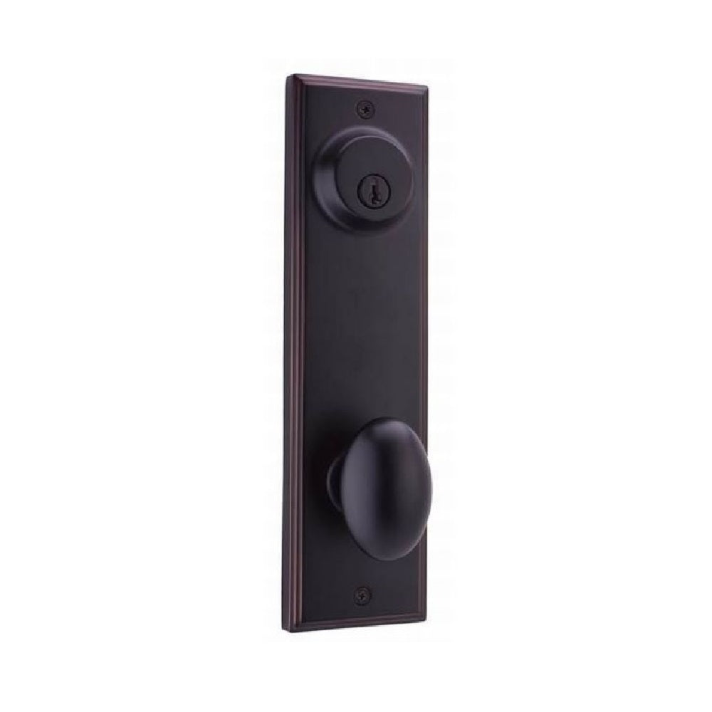 Weslock 06202--J1SL2D Julienne Woodward Interior Double Cylinder Handleset, Satin Nickel
