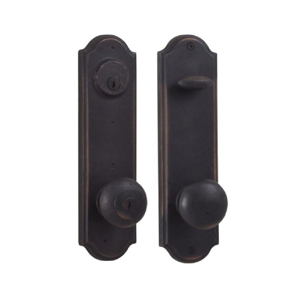 Weslock L7651F1F1SL2D Left Hand Wexford Single Cylinder Deadbolt Keylock, Oil Rubbed Bronze