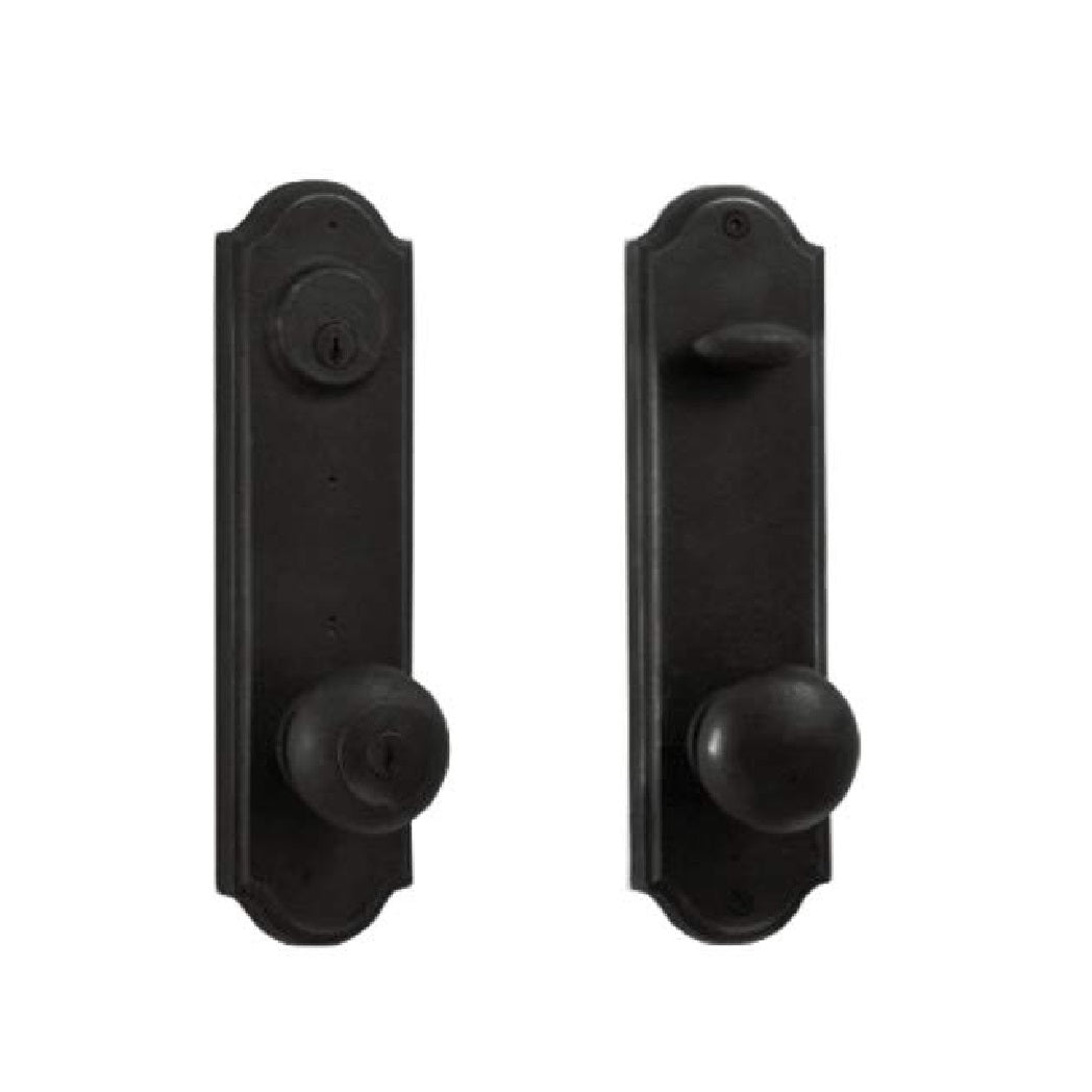 Weslock L7651F2F2SL2D Left Hand Wexford Single Cylinder Deadbolt Keylock, Black