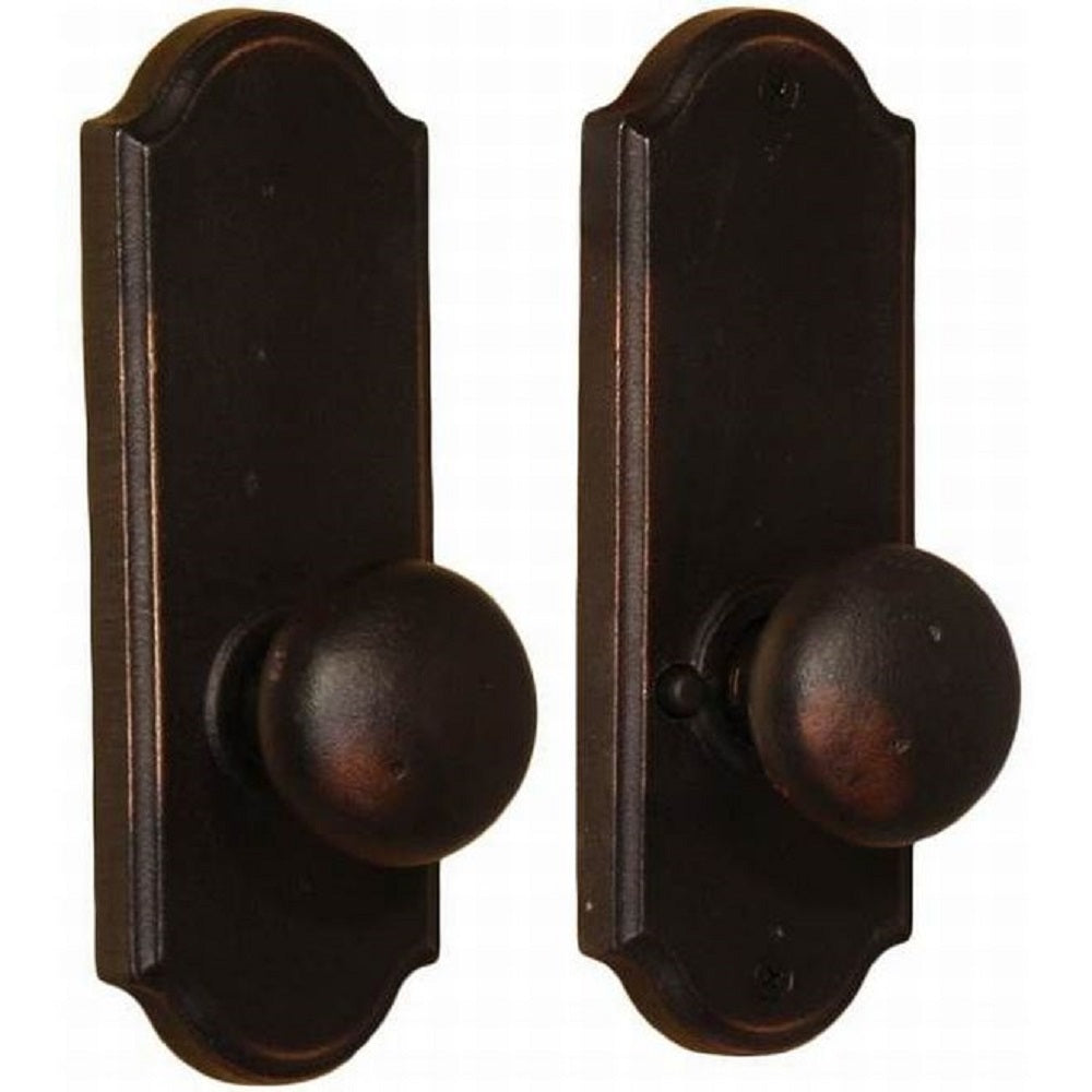 Weslock L7210F1F1SL20 Left Hand Wexford Privacy Door Knob, Oil Rubbed Bronze