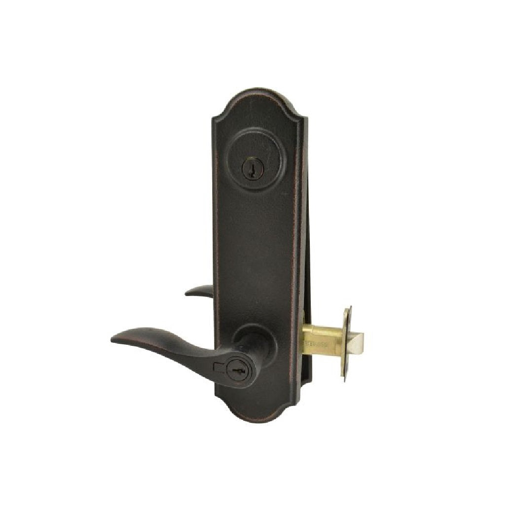 Weslock L7651H1H1SL2D Left Hand Carlow Single Cylinder Deadbolt Keylock, Oil Rubbed Bronze