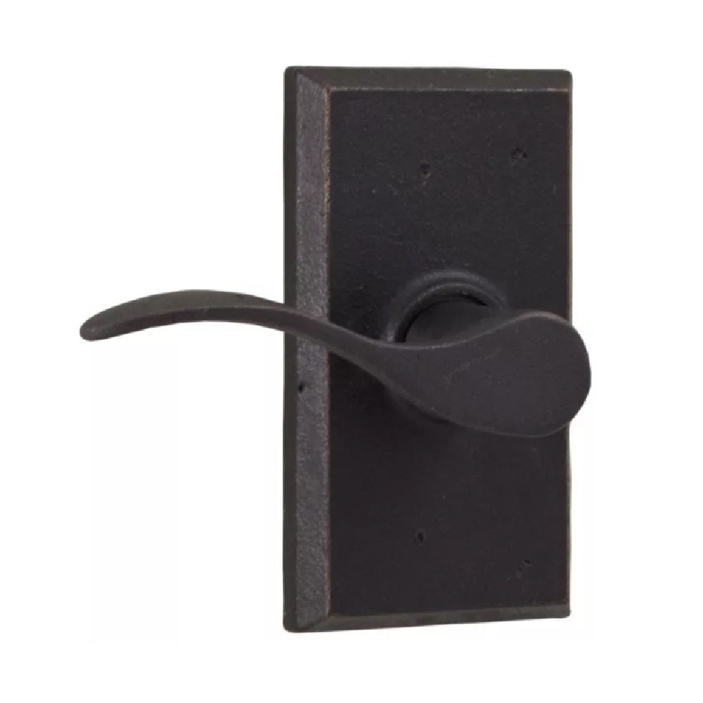 Weslock L7300H1H1SL20 Left Hand Carlow Square Passage Door Lever, Oil Rubbed Bronze