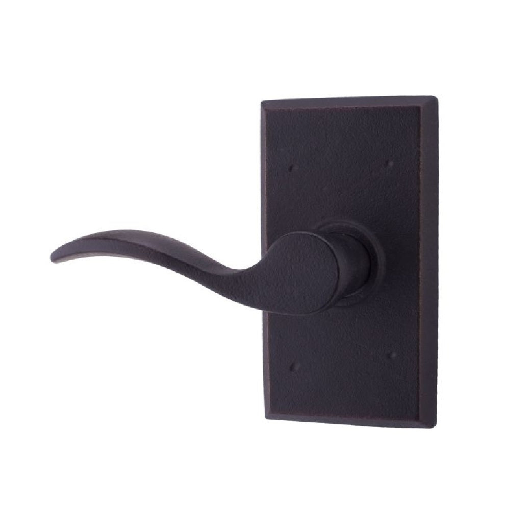 Weslock L7310H1H1SL20 Left Hand Carlow Square Privacy Door Lever, Oil Rubbed Bronze