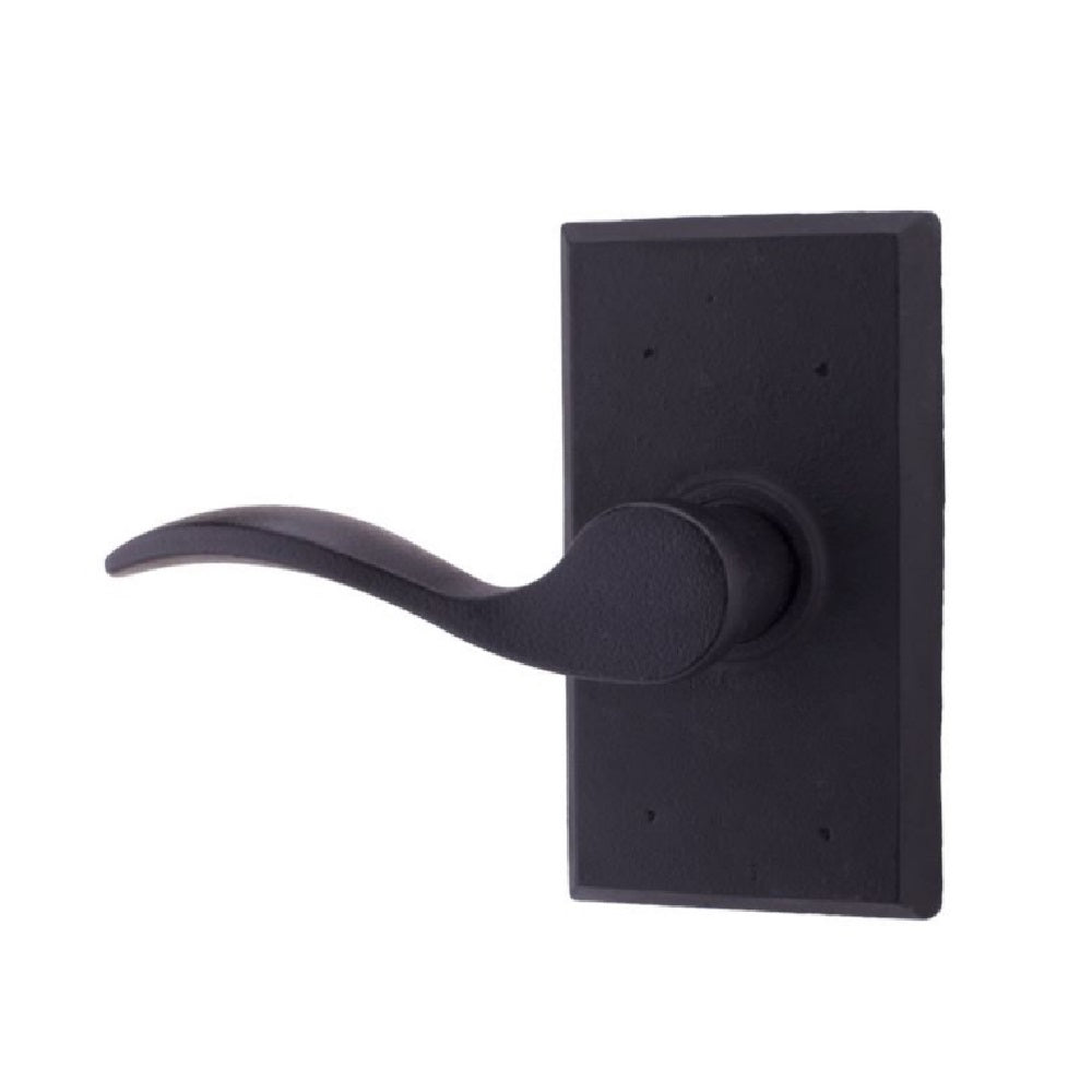 Weslock L7310H2H2SL20 Left Hand Carlow Square Privacy Door Lever, Black