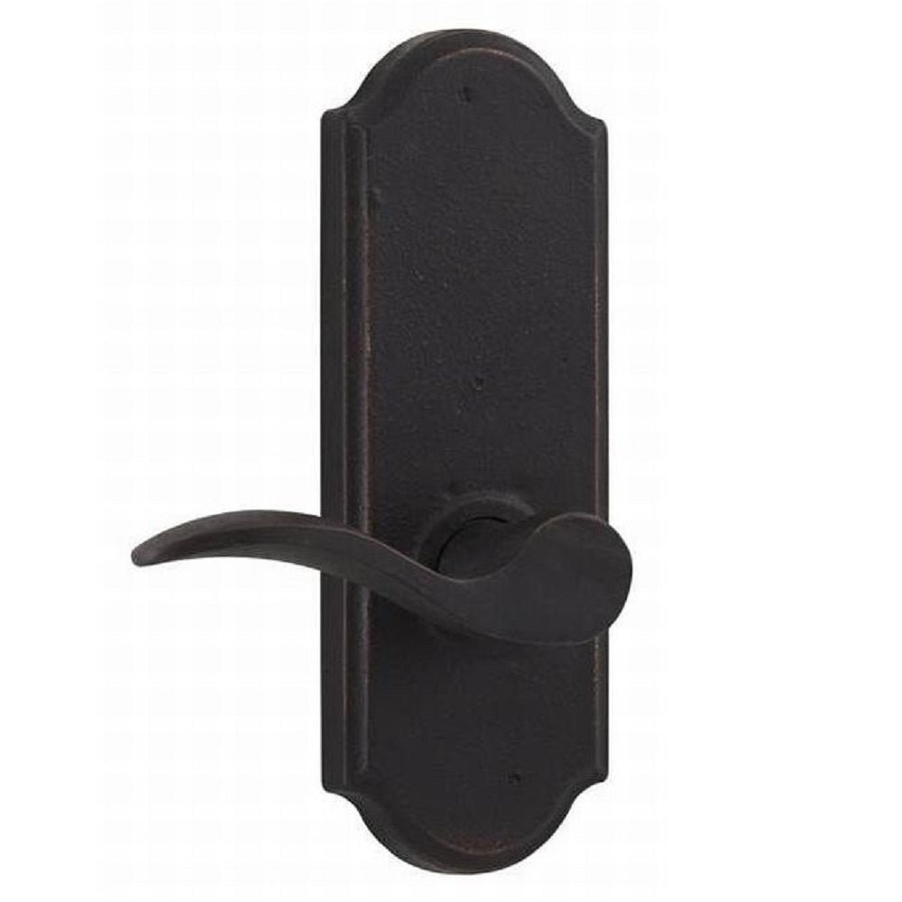 Weslock L7210H1H1SL20 Left Hand Carlow Privacy Door Lever, Oil Rubbed Bronze