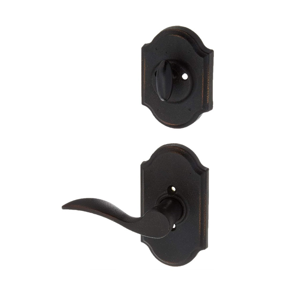 Weslock L7405--H1SL20 Left Hand Carlow Interior Dummy Handleset, Oil Rubbed Bronze