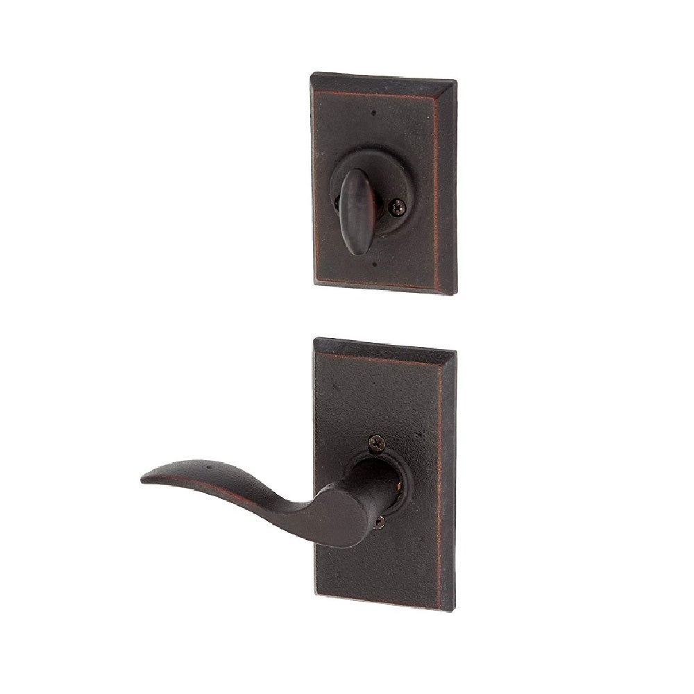 Weslock L7805--H1SL20 Left Hand Carlow Interior Dummy Handleset, Oil Rubbed Bronze