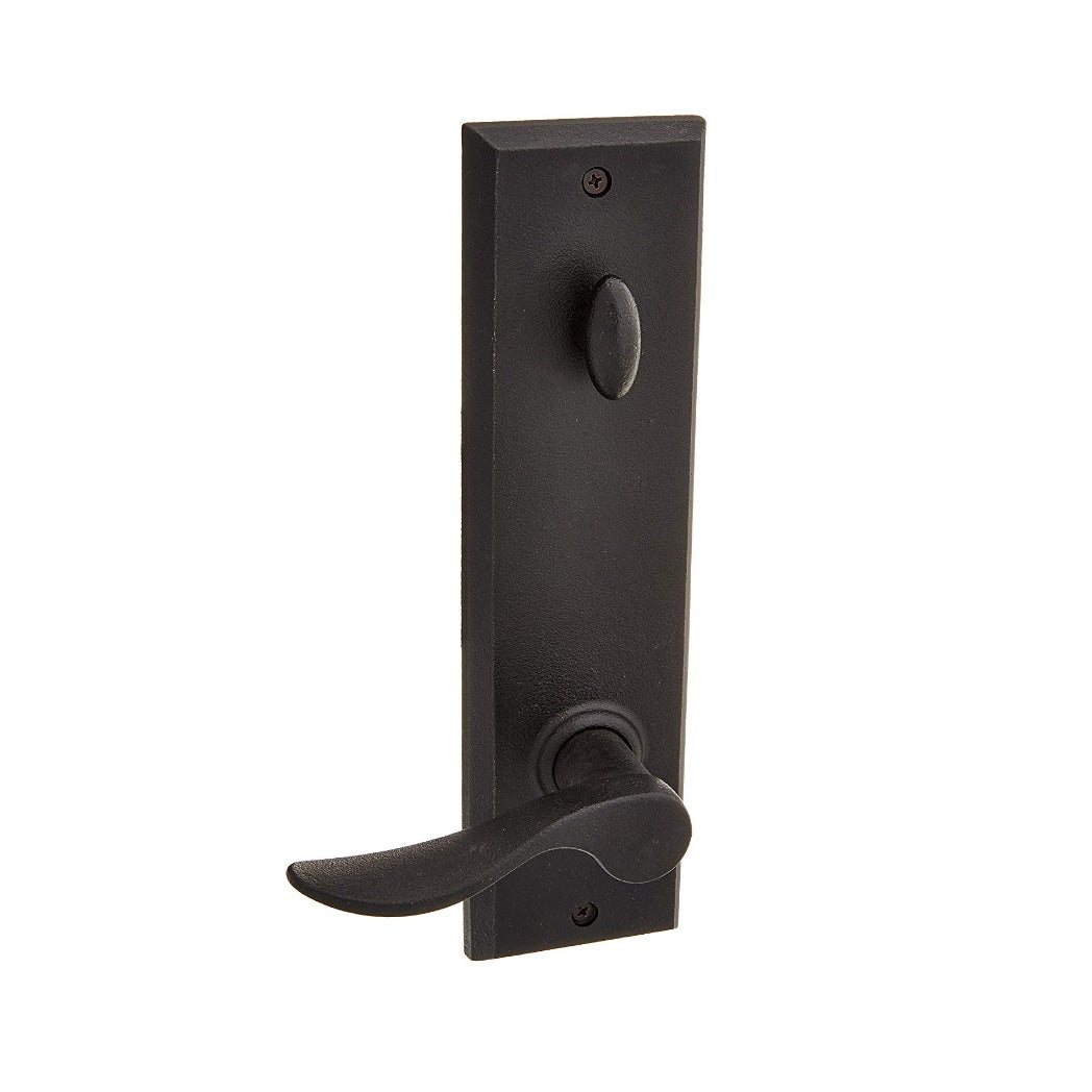 Weslock L7904--H2SL20 Left Hand Carlow Interior Interconnected Handleset, Black