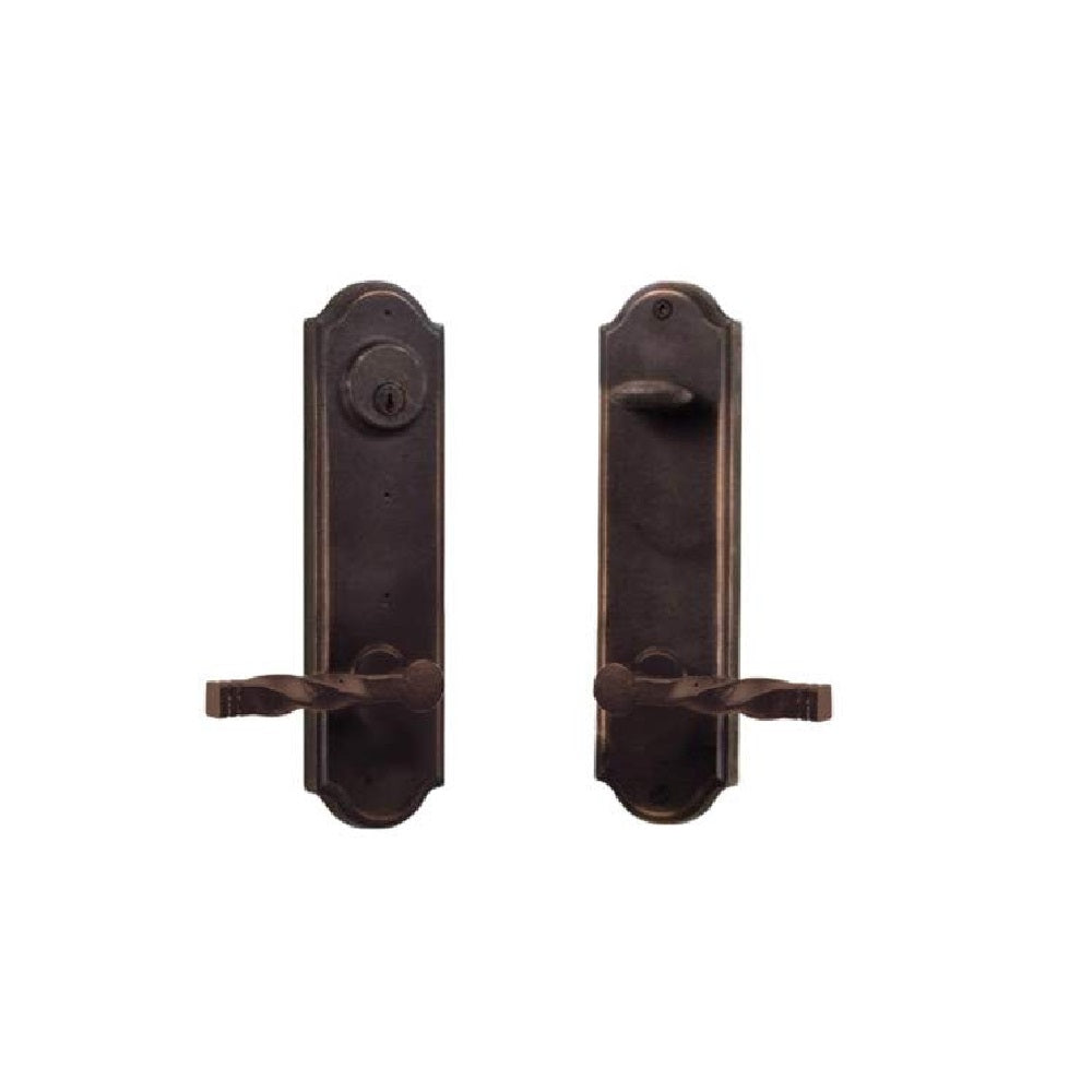 Weslock L7641N1N1SL2D Monoghan Single Cylinder Deadbolt Passage Lock, Oil Rubbed Bronze