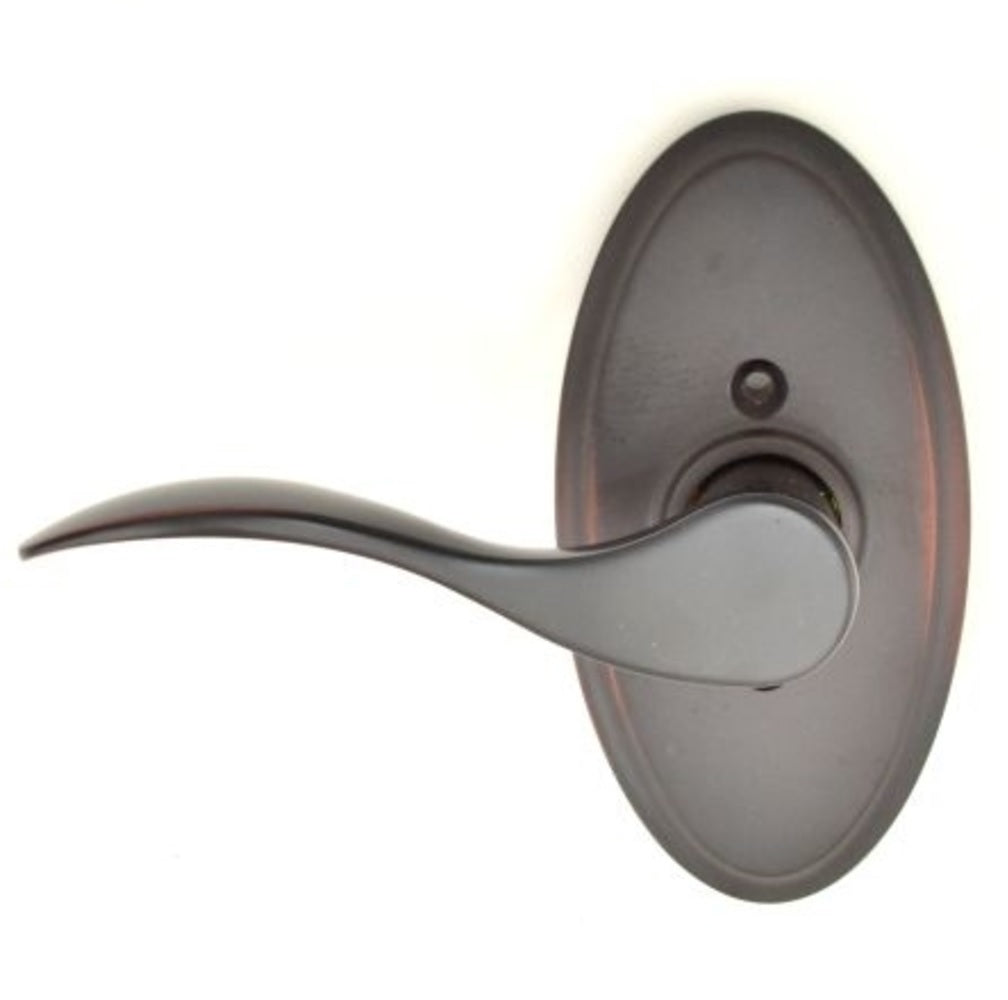 Weslock L2705U1--0020 Left Hand Bordeau Oval Half Dummy Lock, Oil Rubbed Bronze