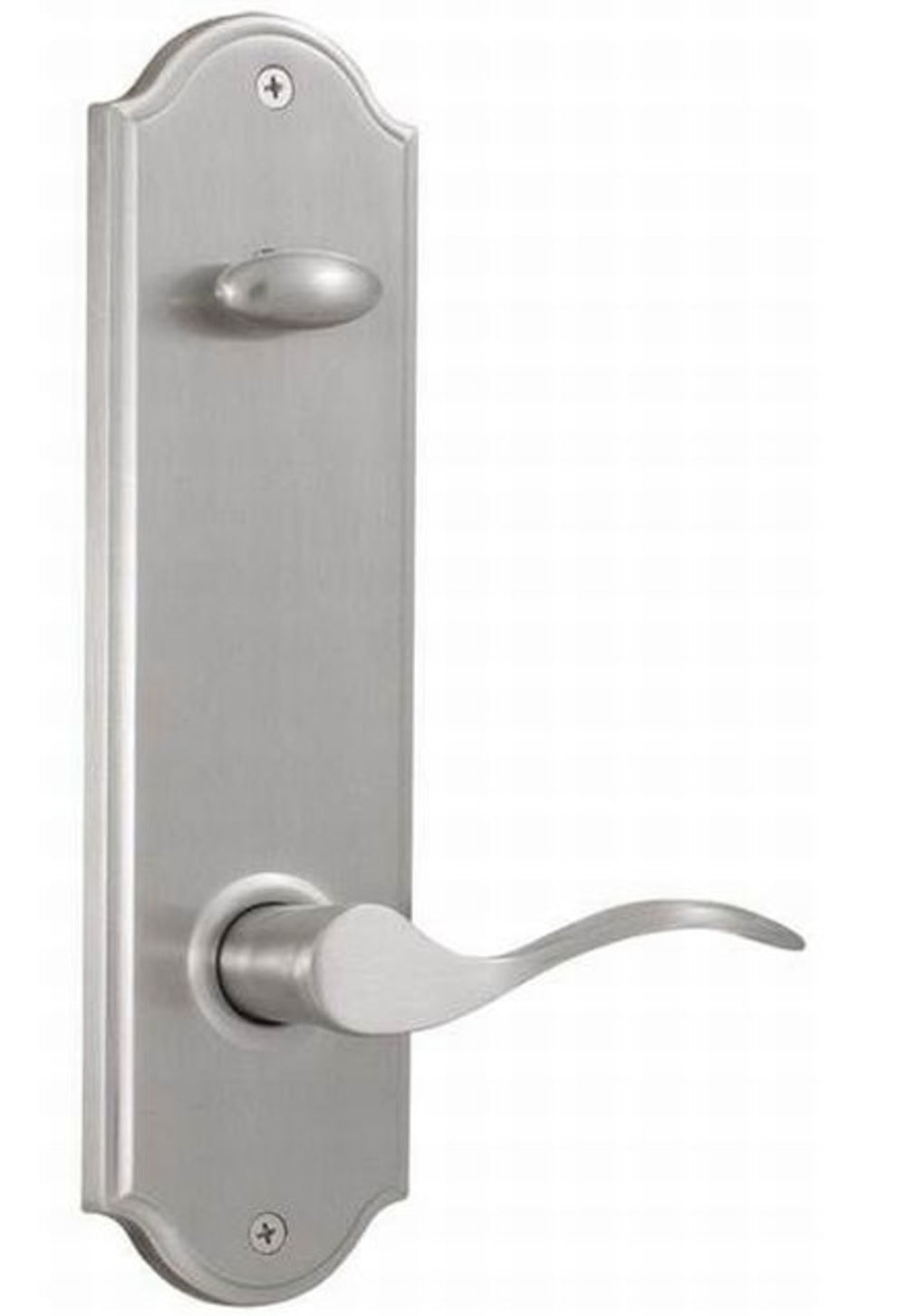 Weslock L6605--UN0020 Left Hand Bordeau Interior Dummy Handleset Trim, Satin Nickel
