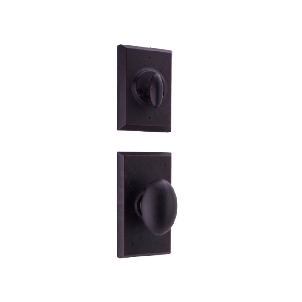 Weslock 07805--M10020 Durham Interior Dummy Handleset, Oil Rubbed Bronze