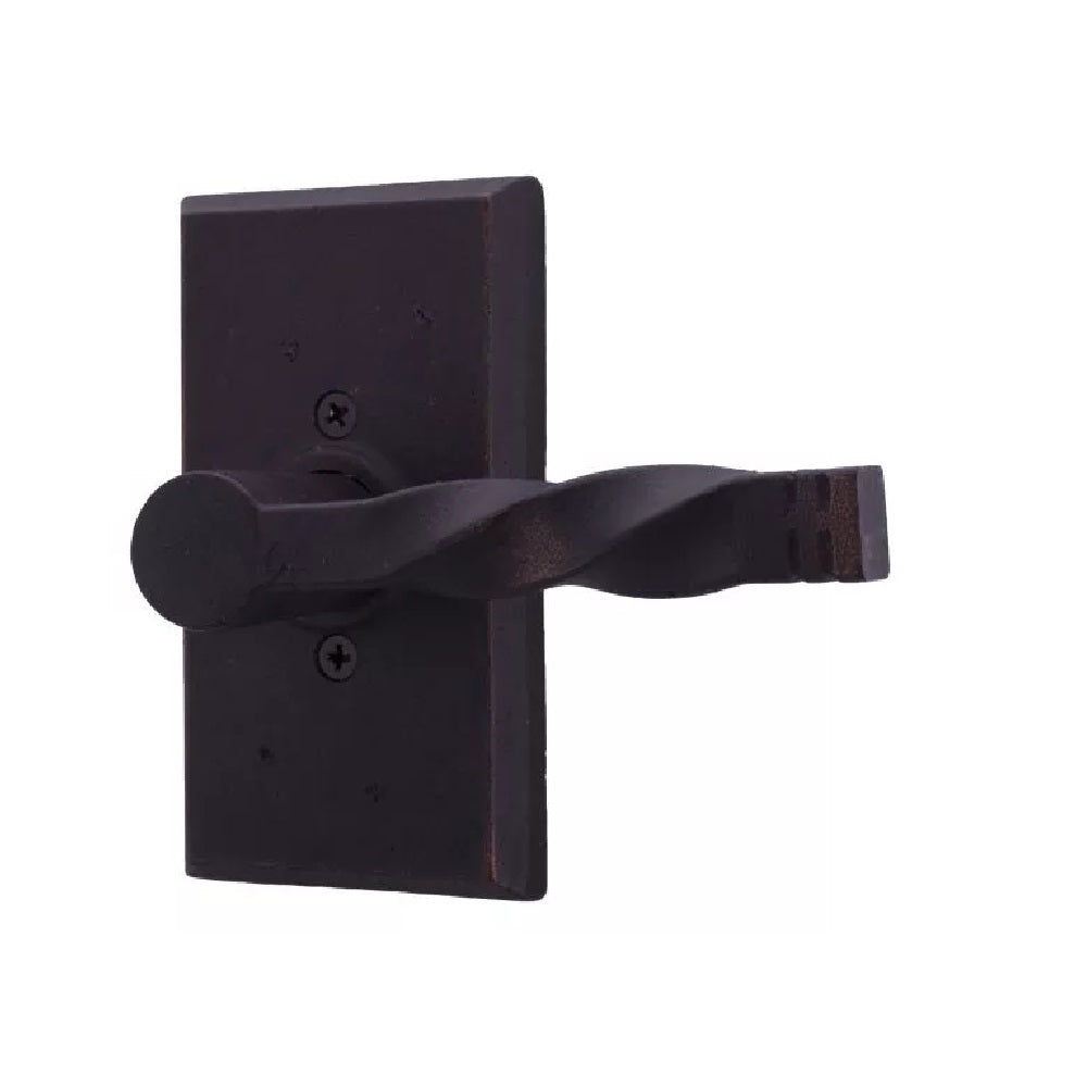 Weslock 07340N1N1SL23 Monoghan Square Entry Door Lever, Oil Rubbed Bronze