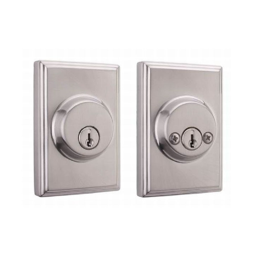 Weslock 03772-N-NSL23 Woodward Double Cylinder Deadbolt, Satin Nickel