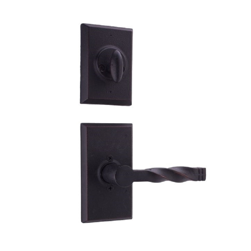 Weslock 07800--N1SL20 Aspen Interior Single Cylinder Handleset, Oil Rubbed Bronze