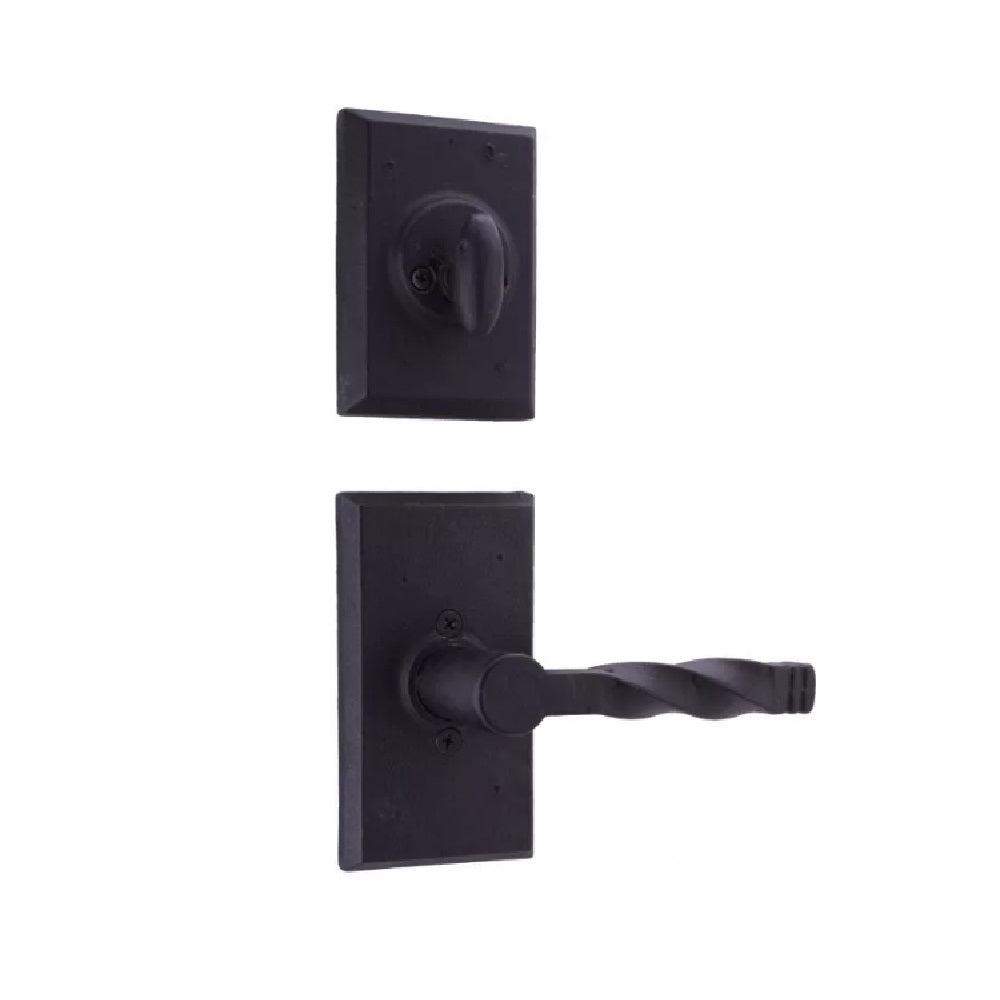 Weslock 07800--N2SL20 Aspen Interior Single Cylinder Handleset, Black