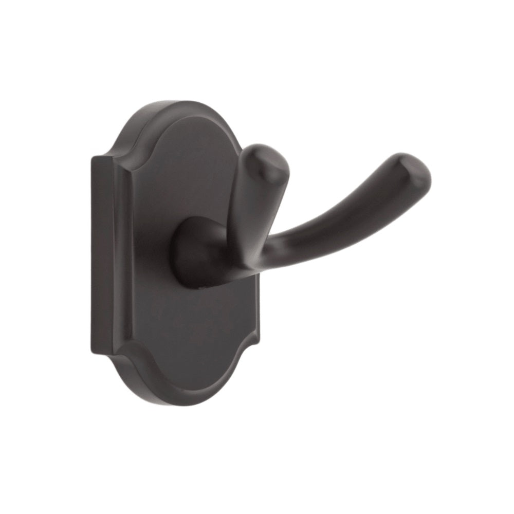 Weslock 9501ORB Harvard Back Plate Dual Robe Hook, Oil Rubbed Bronze