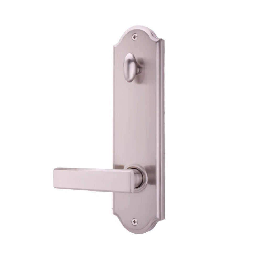 Weslock 06600--PNSL20 Utica Mansion/Philbrook Interior Entry Handleset, Satin Nickel