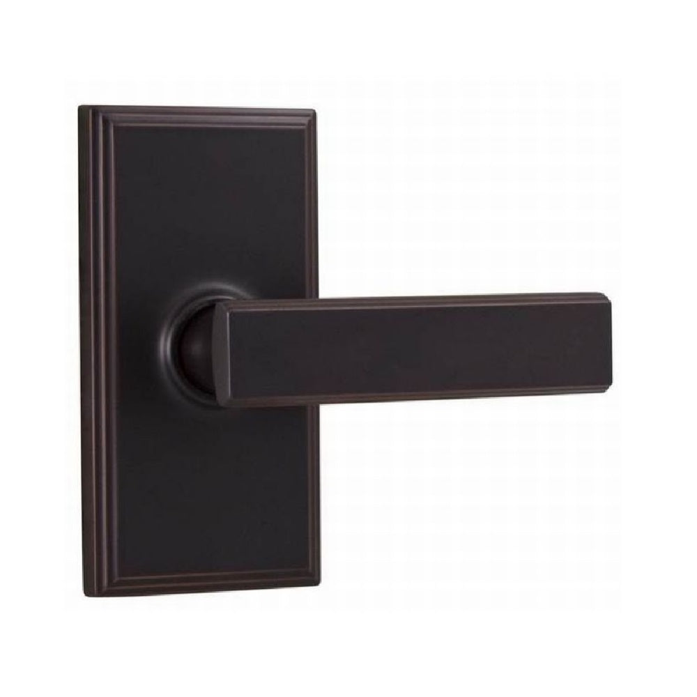 Weslock 03700P1P1SL20 Utica Woodward Passage Door Lever, Oil Rubbed Bronze