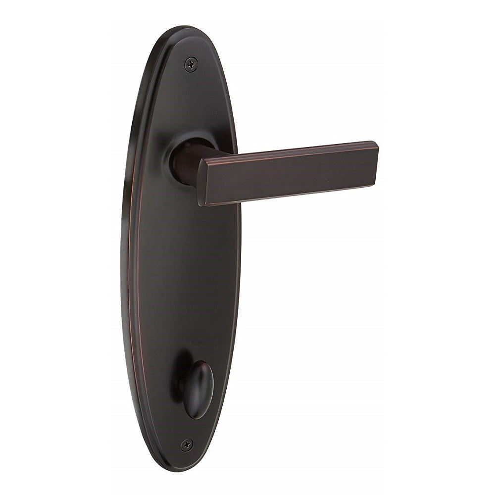 Weslock 06400--P1SL20 Utica Stanford Interior Single Cylinder Handleset, Oil Rubbed Bronze