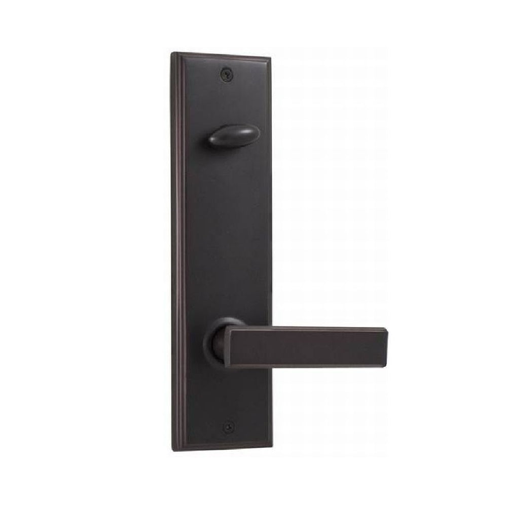 Weslock 06200--P1SL20 Utica Woodward Interior Single Cylinder Handleset, Oil Rubbed Bronze