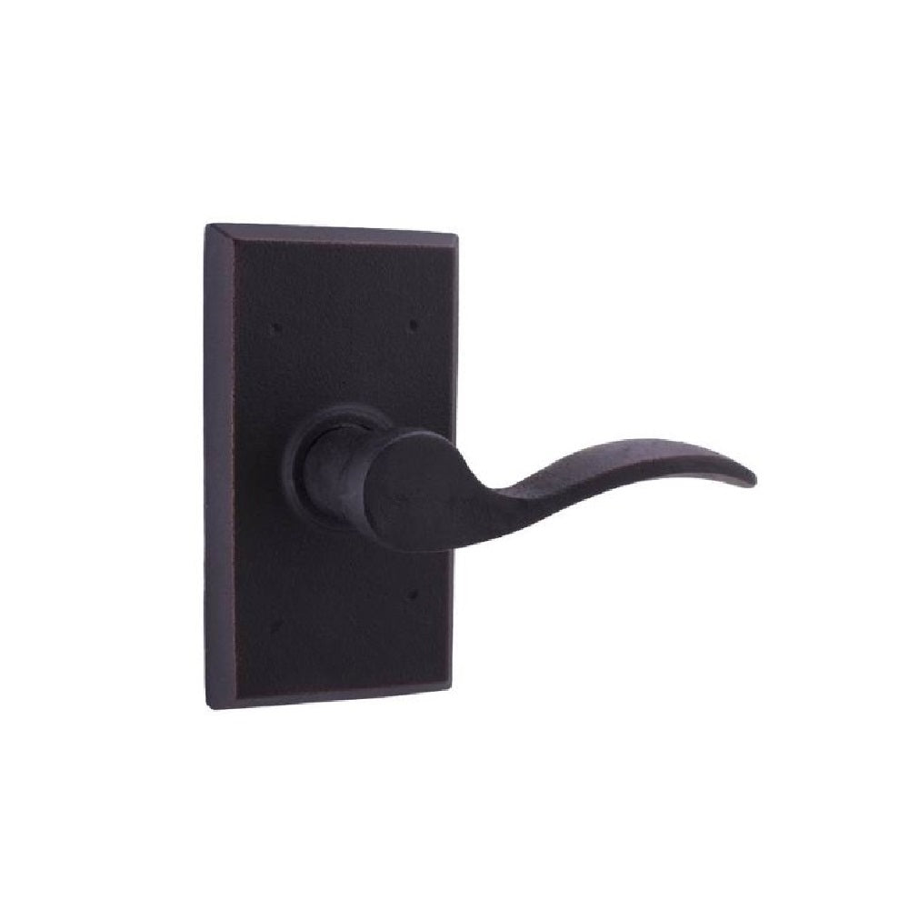 Weslock R7310H1H1SL20 Right Hand Carlow Square Privacy Door Lever, Oil Rubbed Bronze