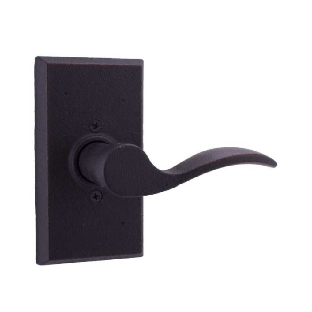 Weslock R7305H1--0020 Right Hand Carlow Square Half Dummy Door Lever, Oil Rubbed Bronze