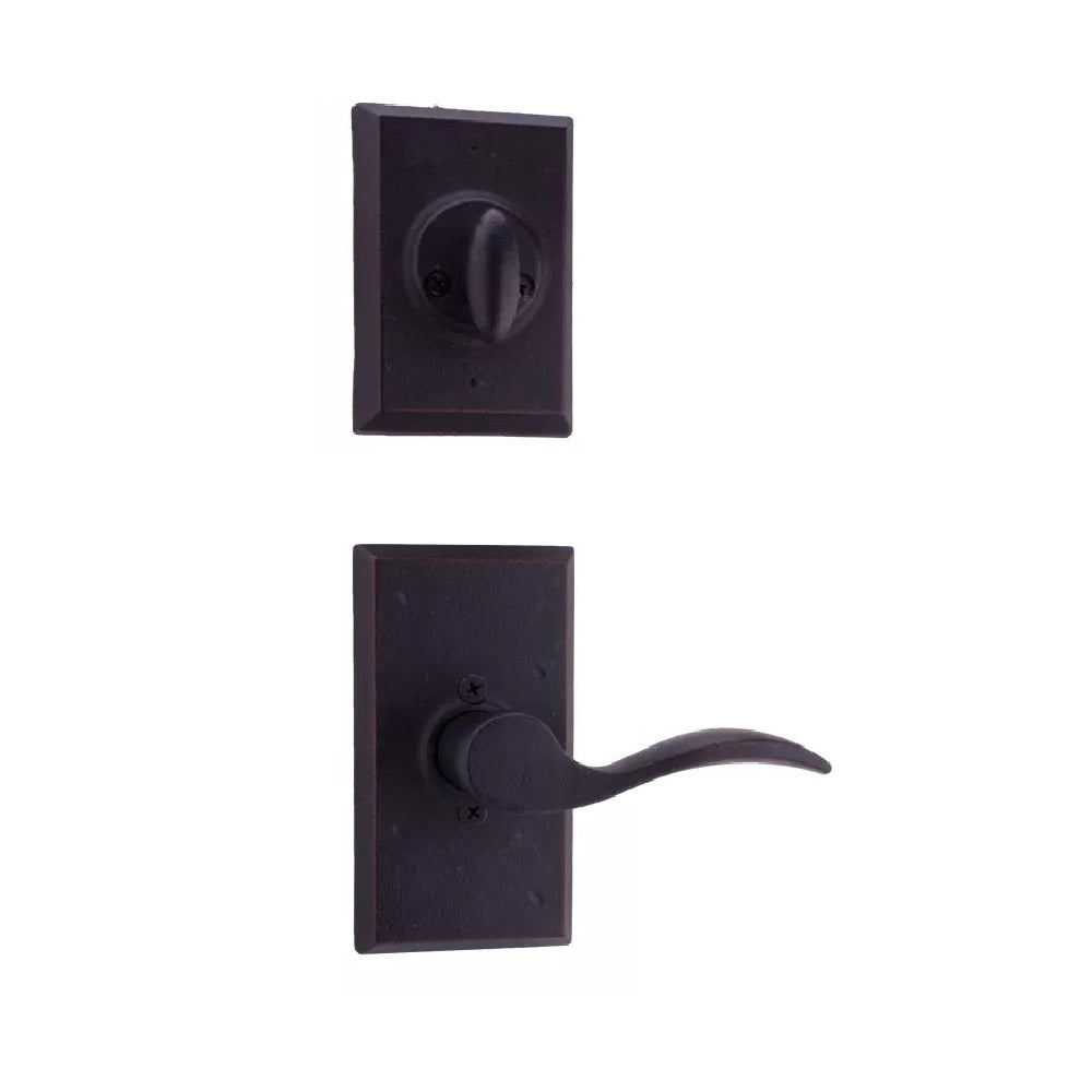 Weslock R7800--H1SL20 Carlow Aspen Interior Single Cylinder Handleset, Oil Rubbed Bronze